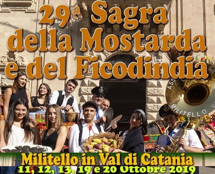 Militello in Val di Catania. Al via la 29^ Sagra della Mostarda e del Ficodindia